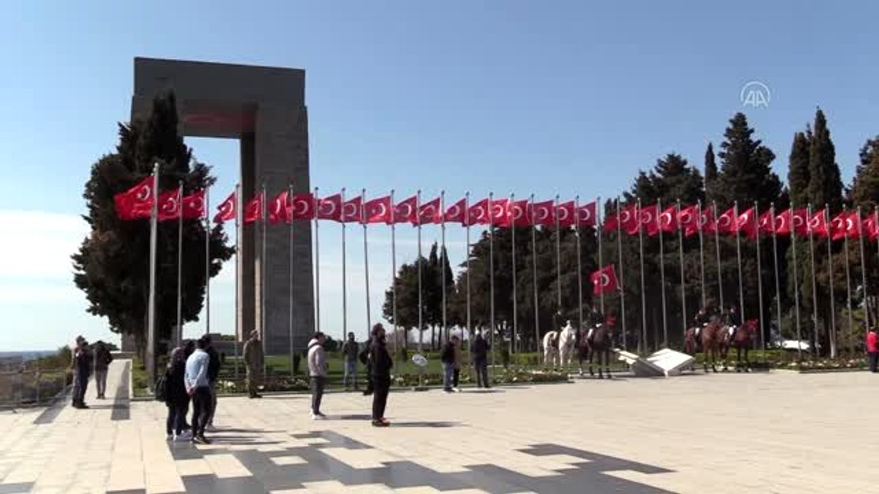 18 Mart Şehitleri Anma Günü ve Çanakkale Deniz Zaferi'nin 105. yıl dönümü - ÇANAKKALE
