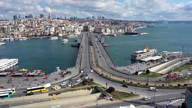 Tarihi Yarımada, koronavirüs tedbirleri kapsamında en sakin günlerini yaşıyor DRONE - İSTANBUL