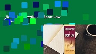 [Read] Introduction to Sport Law  Review
