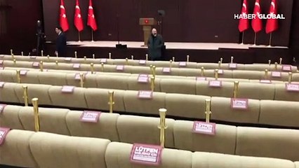 Çankaya Köşkü'nde koronavirüs tedbirleri