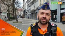 Liège - Confinement contrôles avec la police de Liège