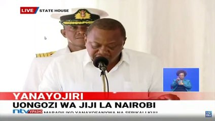 Uhuru Announces 3 Major Changes in Nairobi After Takeover