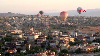 Download Video: NEVŞEHİR Kapadokya'da sıcak hava balonu turları ertelendi