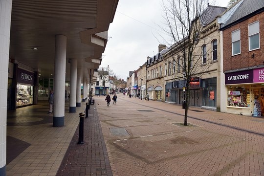 Quite Mansfield town centre