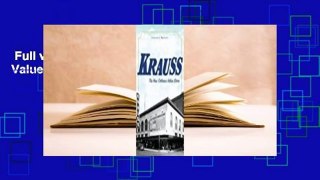 Full version  Krauss: The New Orleans Value Store Complete