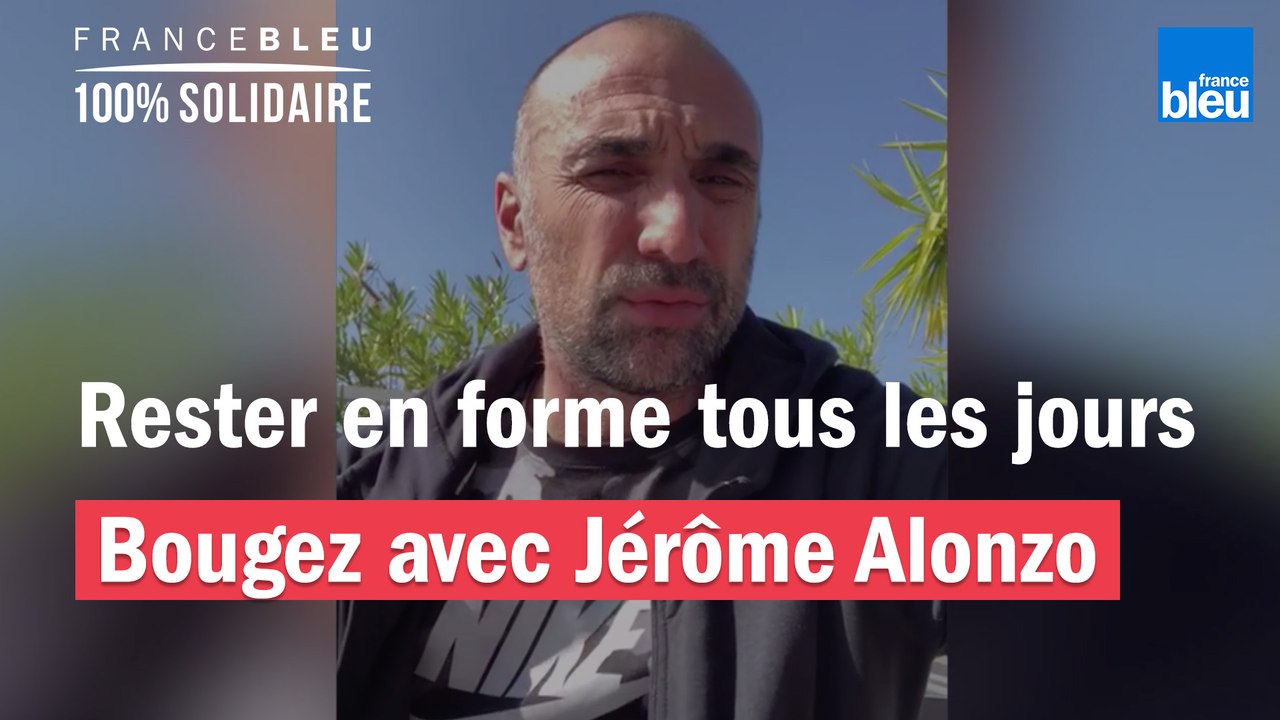 "Restez chez vous mais bougez-vous" : durant le confinement, Jérôme Alonzo vous donne rendez-vous tous les jours