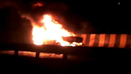 नीमच: कार मे लगी अचानक आग