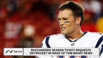 Buccaneers Season Ticket Interest Skyrockets With Tom Brady News