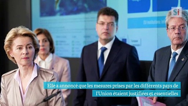 L'Europe a sous-estimé l'impact du coronavirus selon Ursula von der Leyen