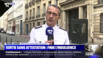 Confinement : "Nous serons très fermes" pendant les contrôles, assure le chef de la communication de la police