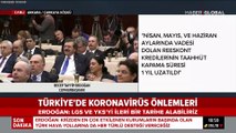 Cumhurbaşkanı Erdoğan koronavirüse karşı ekonomi paketini açıkladı