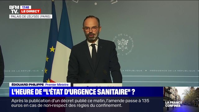 Le gouvernement va demander au Parlement de lui donner les moyens de faire face à l'urgence Edouard Philippe
