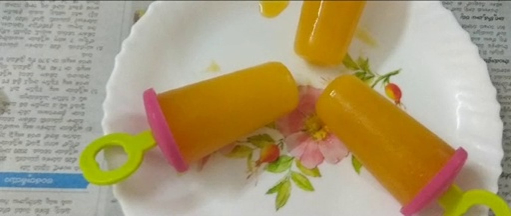 Homemade Ice-cream Popsicles recipe by Wihu Family