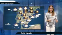 El tiempo: pronóstico para el jueves 19 de marzo