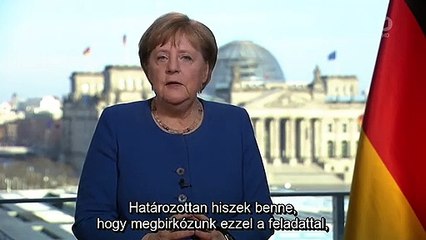 2020. március 18: Angela Merkel beszéde a válsághelyzethez