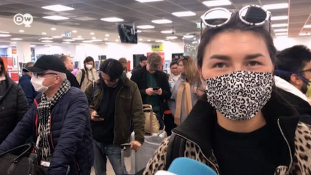 Берлинский аэропорт Шенефельд почти закрыт, россиян вывозит Аэрофлот (18.03.2020)