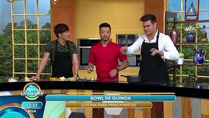 Prepara un delicioso bowl de quinoa tal como te lo recomienda "El Chino". | Venga La Alegría