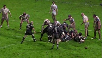 1 jour 2 essais : la passe sur un pas d'Arnaud Mela pour Guillaume Namy