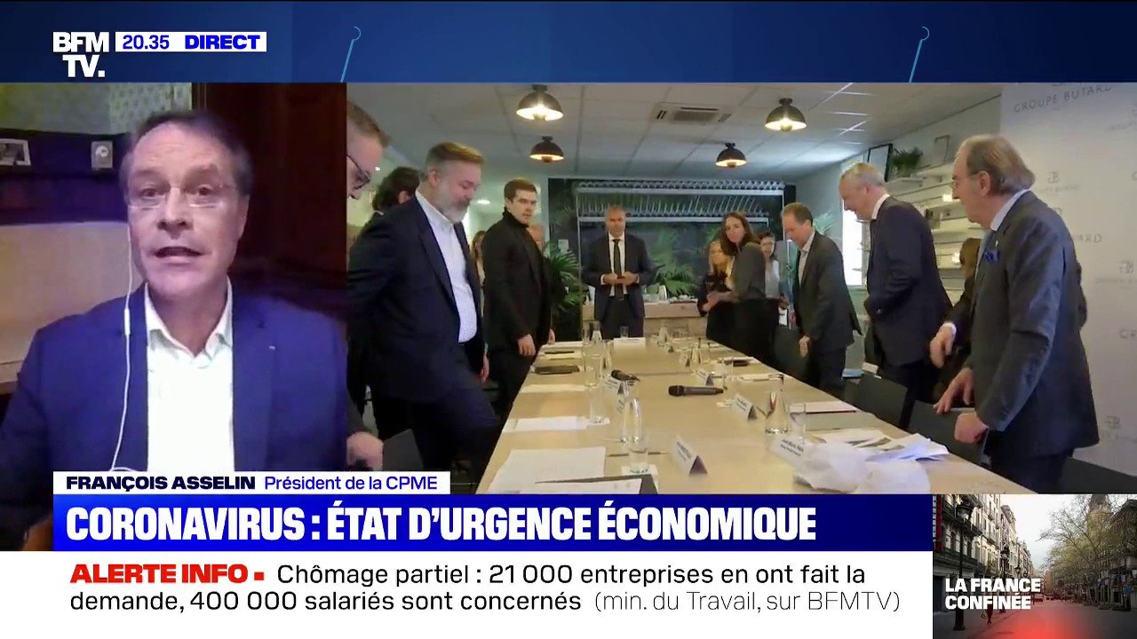 "Nous demandons à être rassurés pour savoir ce que nous pouvons et devons faire" Président de la CPME