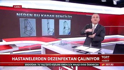 Hastaneden Dezenfektan Çalınıyor
