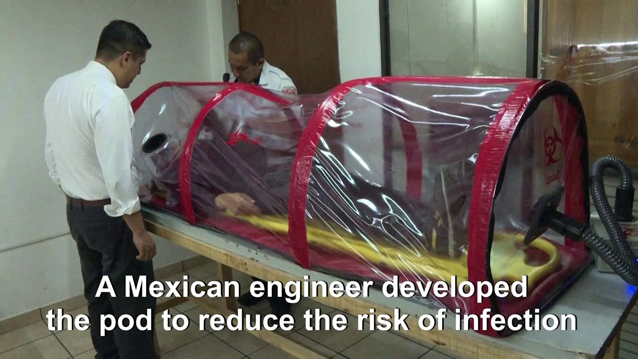 Mexican engineer develops special pod for coronavirus patients