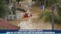 Puluhan KK di Tigaraksa Tangerang Terisolir Banjir