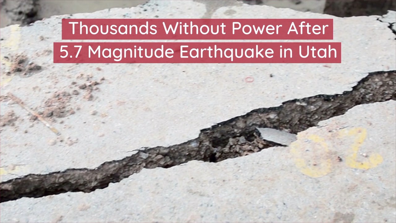 Earthquake Rocks Utah