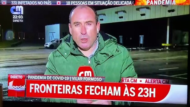 Reporter da CMTV explica porque é que os espanhóis estão a atravessar a fronteira