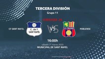 Previa partido entre CF Sant Rafel y Poblense Jornada 29 Tercera División