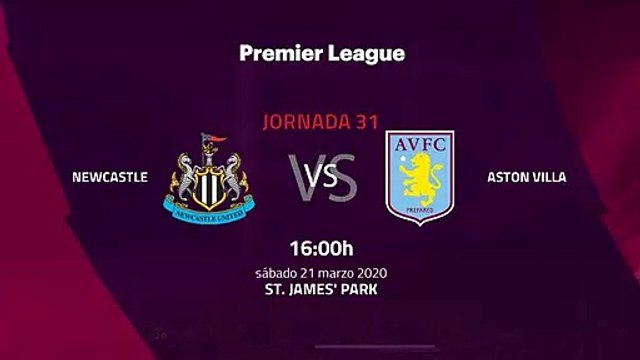 Previa partido entre Newcastle y Aston Villa Jornada 31 Premier League