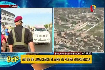 SJL: así se ve el distrito más grande de Lima desde el aire en pleno estado de emergencia