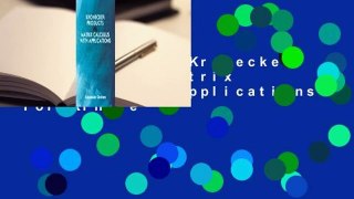 Full version  Kronecker Products and Matrix Calculus with Applications  For Kindle