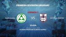 Previa partido entre Plaza Colonia y Defensor Sporting Jornada 5 Apertura Uruguay