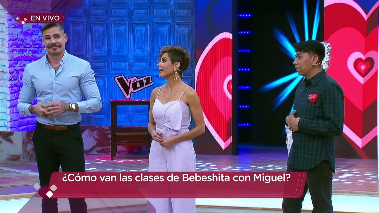 ¡Así fue la primera clase de redes sociales entre Bebeshita y Miguel! | Enamorándonos