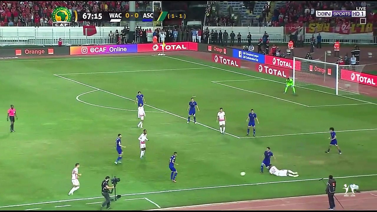 الشوط الثاني مباراة الوداد الرياضي و الاهلي الم...