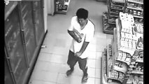 Man Possessed by Ghost or Demon caught on CCTV at a convenience store