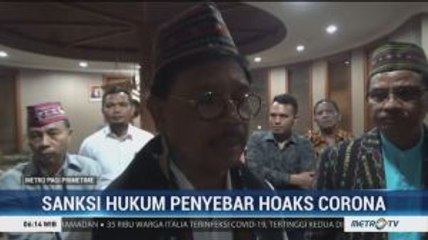 Kominfo Sanksi Tegas Penyebar Hoaks Virus Corona