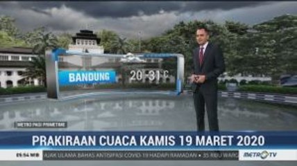 Prakiraan Cuaca Kamis, 19 Maret 2020