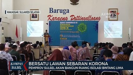 Wow..Pemprov Sulsel Akan Bangun Ruang Isolasi Bintang Lima