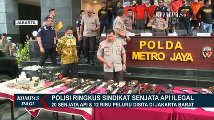 Berawal dari Kasus Penganiayaan, Polisi Ungkap Sindikat Jual Beli Senjata Api Ilegal