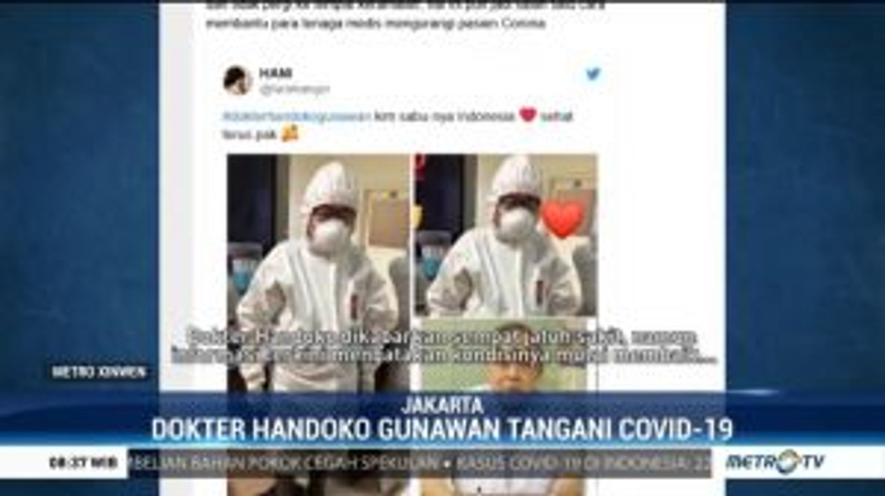 Kerja Keras Tangani Pasien Covid-19, Warganet Beri Dukungan untuk Dokter Handoko