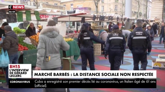 Coronavirus : difficile de faire respecter les mesures de précaution au marché de Barbès