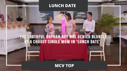 The truthful orphan boy was denied bluntly by a choosy single mom in "Lunch Date"