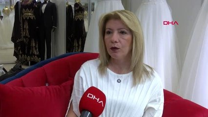 İZMİR Maskeli gelinlikle koronavirüs önlemi