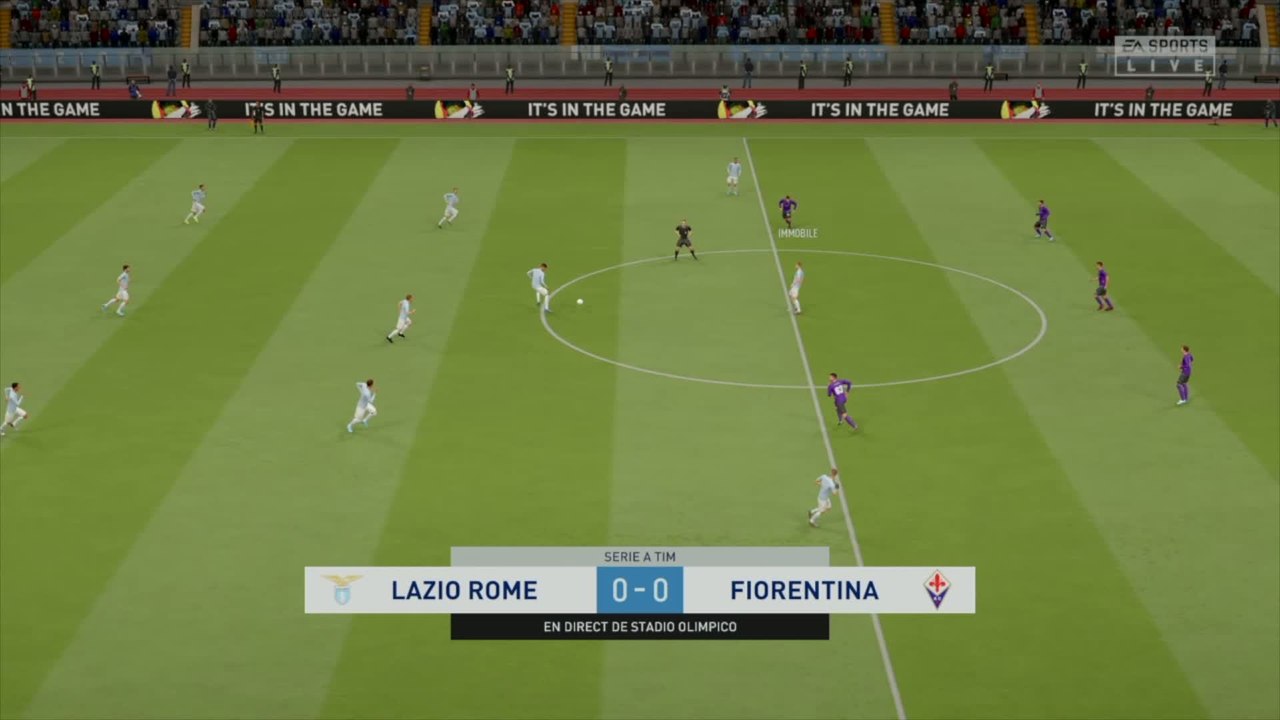 Lazio Rome - Fiorentina : notre simulation FIFA 20 (Serie A - 28e journée)