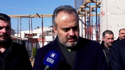 Kestel otopark ve pazar alanında hummalı çalışma