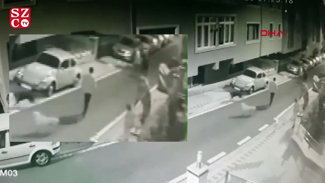 Üsküdar'da silahlı saldırı kamerada