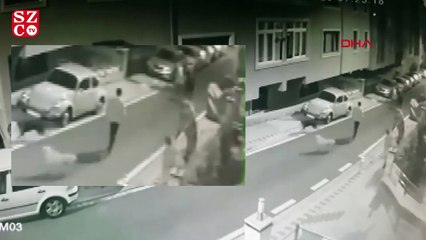 Üsküdar'da silahlı saldırı kamerada