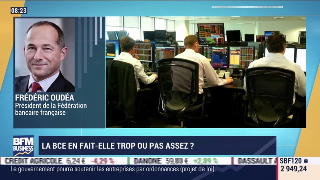 Frédéric Oudéa (Fédération bancaire française) : La BCE en fait-elle trop ou pas assez ? - 19/03