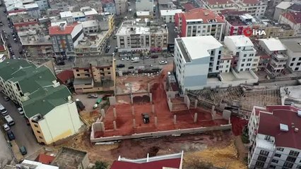 Kestel otopark ve pazar alanında hummalı çalışma